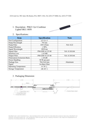 PM(2+1)x1 Combiner